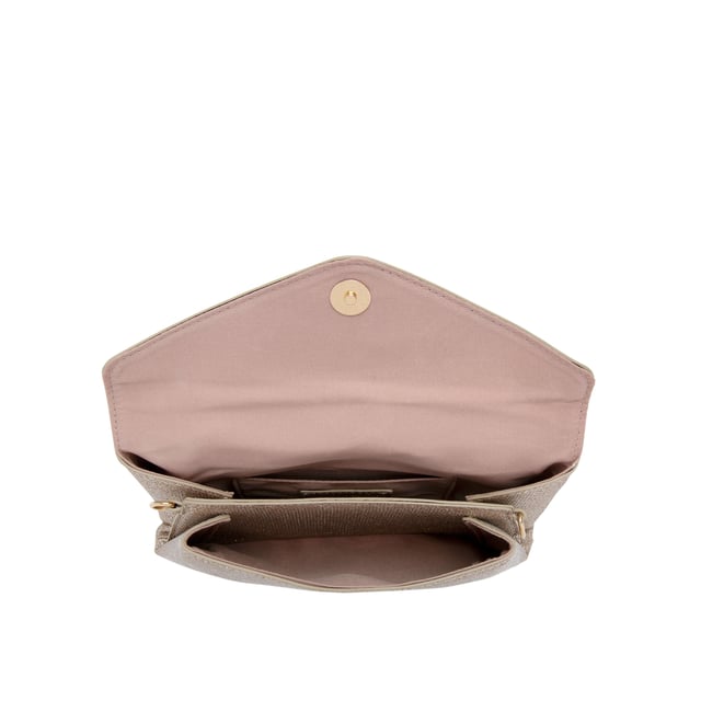 Carvela nude clutch store bag