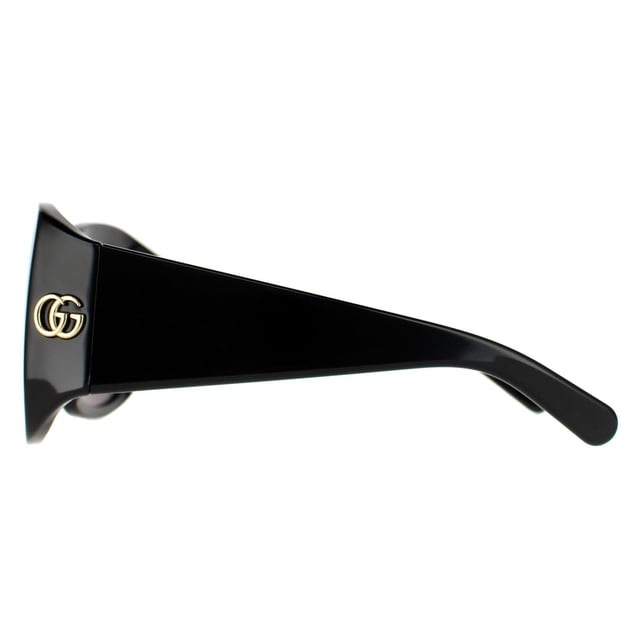 Gucci Square Womens Black Grey GG1402S  Sunglasses are a perfect fusion of modern elegance and cutting-edge sun protection. Crafted with precision, the lightweight yet durable frame ensures long-lasting comfort, making these square sunglasses a versatile accessory for any occasion. Offering exceptional UV protection, the GG1402S shields your eyes from harmful rays while providing a range of lens options to suit your personal style. With a snug fit designed for all-day wear and a travel-friendly, compact design, these sunglasses effortlessly combine fashion and function.