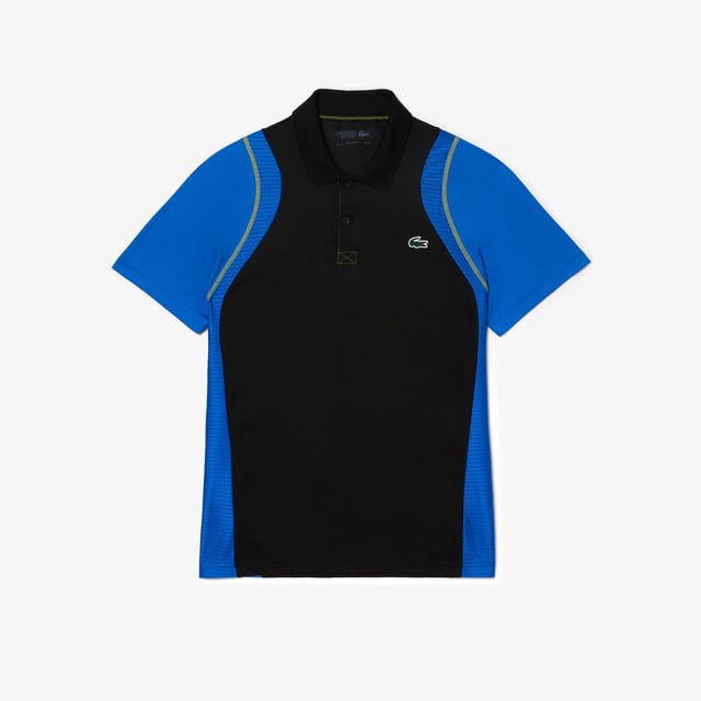 Prestaties & Activa Spelers De spelersaanbieding is de perfecte outfit om te presteren op het veld. Het is een mix van Lacoste-erfgoed en technische stoffen. Regular fit: natuurlijke pasvorm Team Lacoste Players' polo speciaal voor Grand Slam toernooien Nieuw licht piqué breisel voor maximaal comfort tijdens je wedstrijden onder hoge temperaturen Functionele mesh panelen aan de zijkanten en op de rug voor ademend vermogen Ultradry eigenschap: vochtregulerende prestaties die je nodig hebt om op je best te spelen Eco verantwoorde stof: gerecycled polyester Gecontrasteerde platte naden om huidirritatie tijdens het spelen te verminderen Nieuwe groene siliconen krokodil Nieuwe Lacoste tekst voor grote toernooien op de achterkant van de hals met visgraateffect