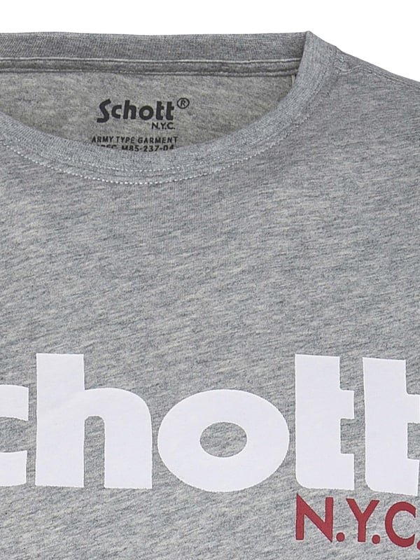 Lässiges Shirt mit bequemen Rundhalsausschnitt und Logoprint auf der Vorderseite.