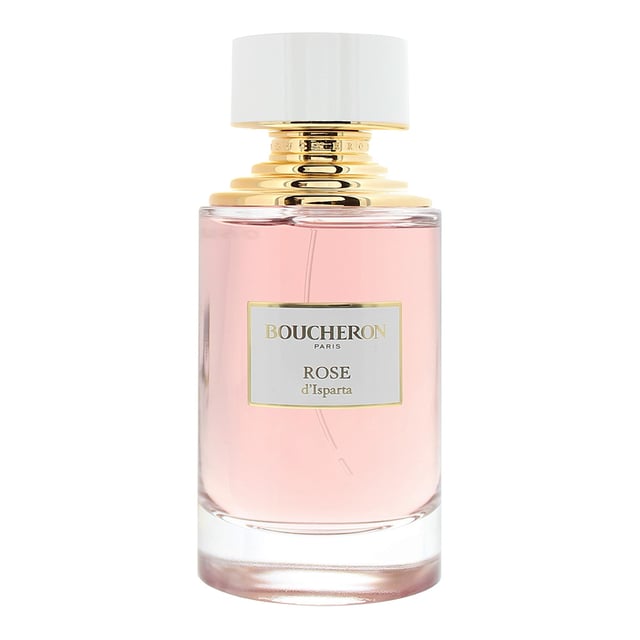 Rose D'isparta is a unisex amber floral fragrance, which was created by Sonia Constant and launched in 2020 by Boucheron. The fragrance contains top notes of Incense, Ambrette and Ginger; heart notes of Turkish Rose, Saffron, Cinnamon, Hawthorn and Freesia; with base notes of Vanilla, Amber, Tonka Bean, Sandalwood and Musk. The notes make for a gorgeous spicy and smoky rose scent, with the amber and incense paying their parts wonderfully as well. A wonderful, rich scent ideal from Autumn to Spring.