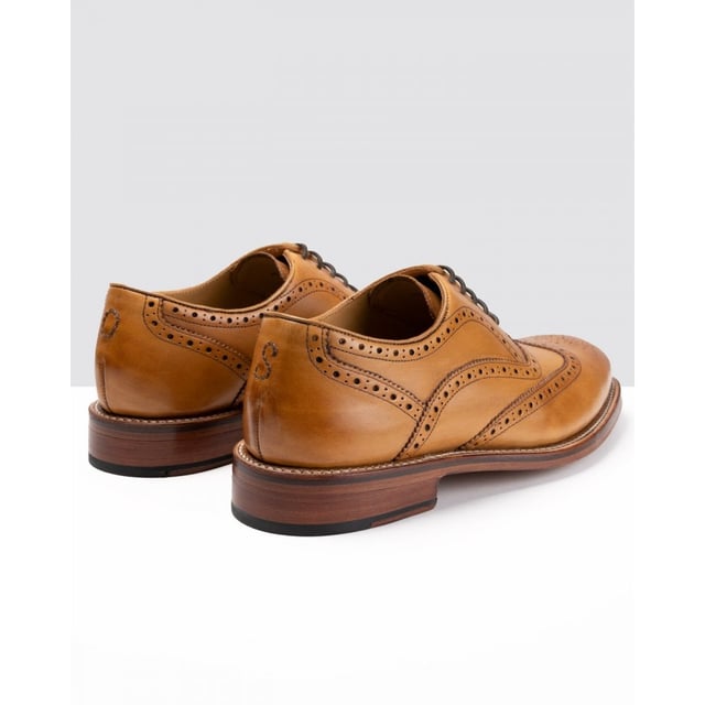 A Debonair Style And Timeless Design, The Tan Oliver Sweeney's Aldeburgh Lace-up Brogue Shoe Is A Must-have For The Modern Gentleman. Featuring A Luxurious Leather Upper With A High Quality Leather Sole, The Designer's Signature Branding And Fine Detailing, These Shoes Are Effortlessly Stylish.