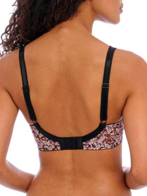 Freya Infinity Fields Underwired Plunge Bra. Low centre front for plunging neckline. This product is recommended for handwash only.