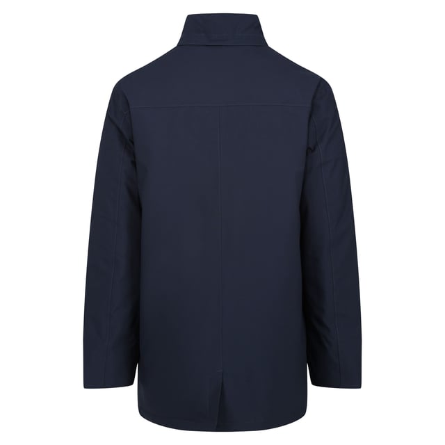 Fabric:100% Polyester. Lining: Quilted. Design: Plain. Fabric Technology: Breathable, Insulating, Isotex, Thermo-Guard, Waterproof. Sleeve-Type: Long-Sleeved. Cuff: Ribbed, Storm Cuff. Neckline: Standing Collar. Hood Features: Hidden Hood. Length: Long. Pockets: 2 Lower Pockets, Zip. Fastening: Full Zip. Sustainability: Made from Recycled Materials.