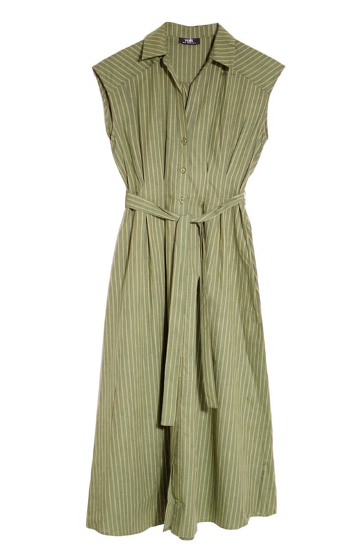 Sleeveless Button Down Dress