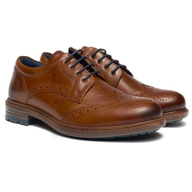Hush Puppies Jayden Zapatos Zapatos Jayden de Hush Puppies para hombre en color tostado, fabricados con piel y suela de goma. Incluyen: talón acolchado, suela con tacos, plantilla cómoda, cordones encerados y plantilla acolchada.