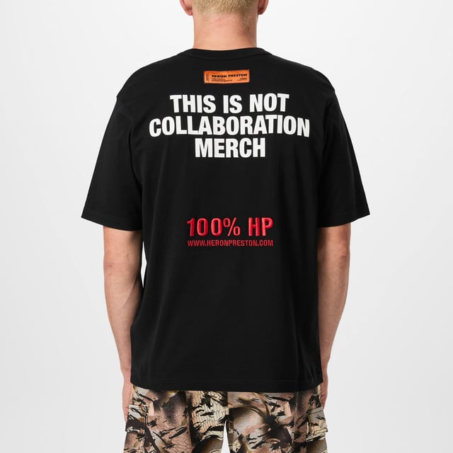 ★Heron Preston★ Allover Printed Logo Patch Short Sleeve T- Heron Preston - Workwear T-Shirt | HBX - Globally Curated