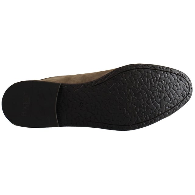 Hackett Tassel Roll Zapatos marrones para hombres Zapatos de cuero de gamuza marrón de gamuza marrón Hackett Tassel HMS20911 951