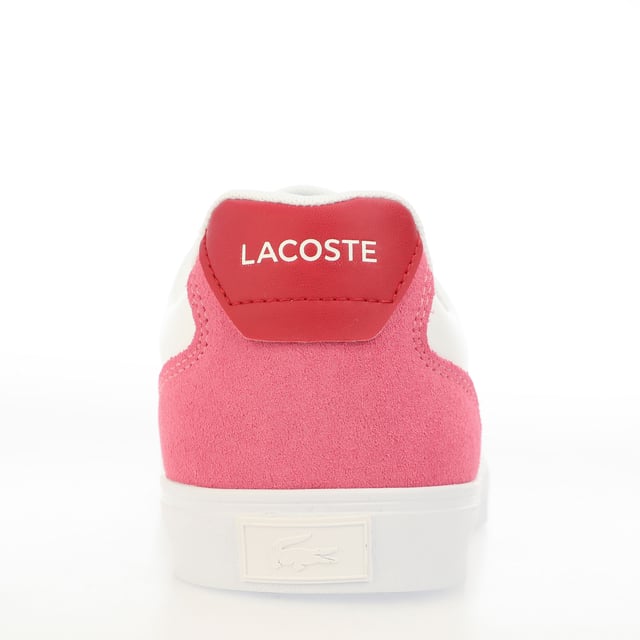 Lacoste pale pink lerond deals trainers