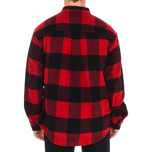 Camisa de manga larga Dsquared2.  
Cuello con solapa.  
Cierre de botones en el frente.  
Impresión de la marca en el frente.  
Puños con cierre de botones.  
Composición: 65% Lana, 30% Poliéster, 5% Otras fibras.  
Cuidado:  
Lavar a mano.  
Planchado a baja temperatura.  
No usar blanqueador.  
No usar secadora.  
No limpiar en seco.