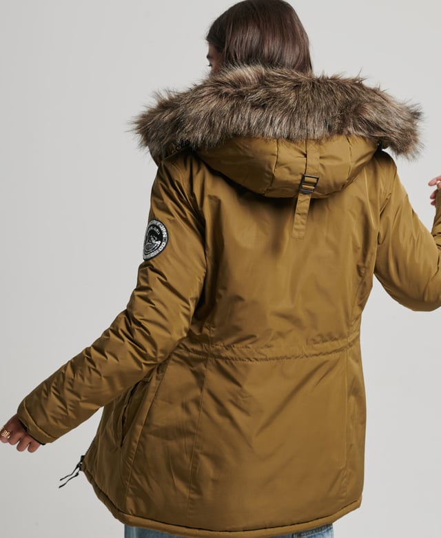 Superdry ashley everest deals coat green