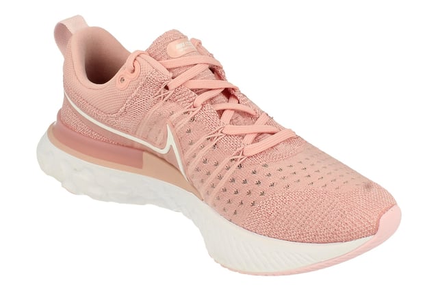 Nike Womens React Infinity Run Flyknit Pink Trainers