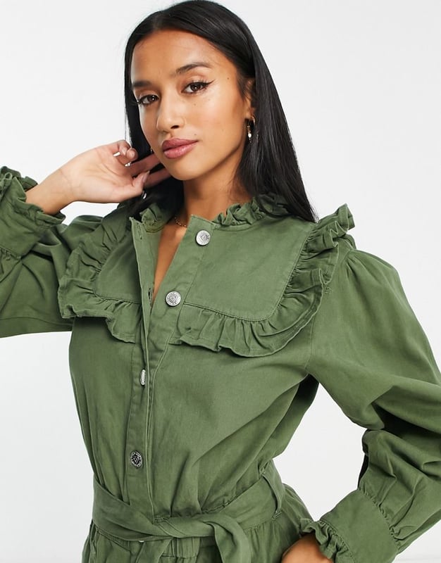 Miss selfridge discount khaki jumpsuit