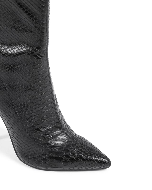 By: 19V69 Italia - Detail: HF006 NERO - Colour: Black - Composition: 100% SYNTHETIC LEATHER - Sole: 100% RUBBER - Heel: 11 cm - Made: CHINA