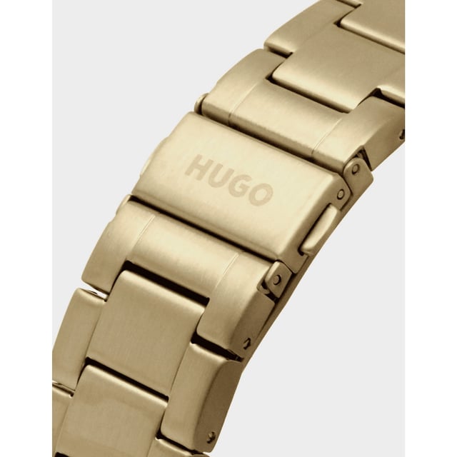 Accessories Hugo Boss Grip Stainless Steel Watch in Gold