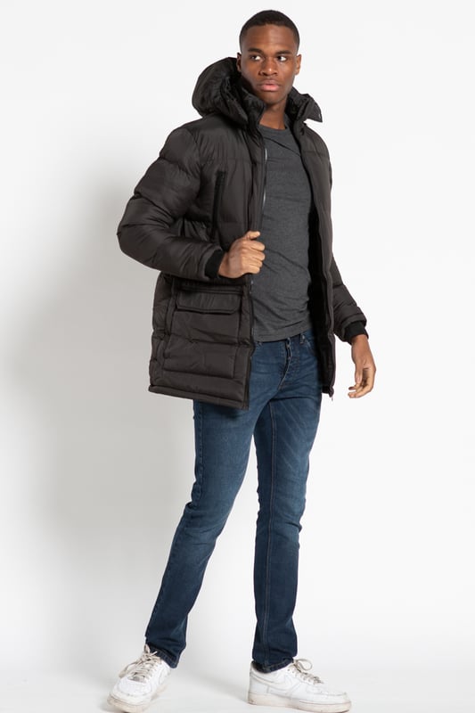 French connection padded hooded jacket sale
