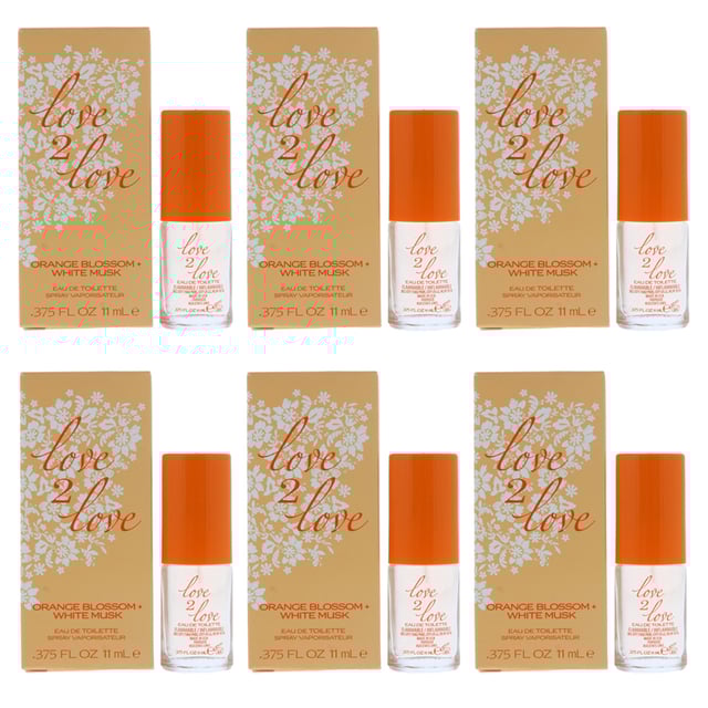 Love2Love Orange Blossom and White Musk is a floral woody musk fragrance for women. Top notes bergamot orange. Middle notes orange blossom peony. Base notes orris white musk sandalwood. Orange Blossom and White Musk was launched in 2014.