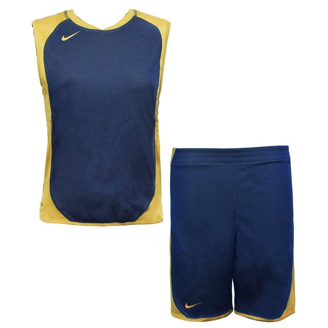 Nike Basketball Sleeveless Stretch Waist Navy Blue Kids Set 237617 464