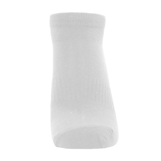 5er-Pack. 81% Bambus-Viskose, 15% Polyamid, 2% Polyester, 2% Elastan. Marke: Trespass. Antibakteriell, Stütze für das Fußgewölbe, Atmungsaktiv, Sehr saugfähig, Feuchtigkeitsabweisend. Gewebetechnik: Antimikrobiell. Niedrig geschnitten.