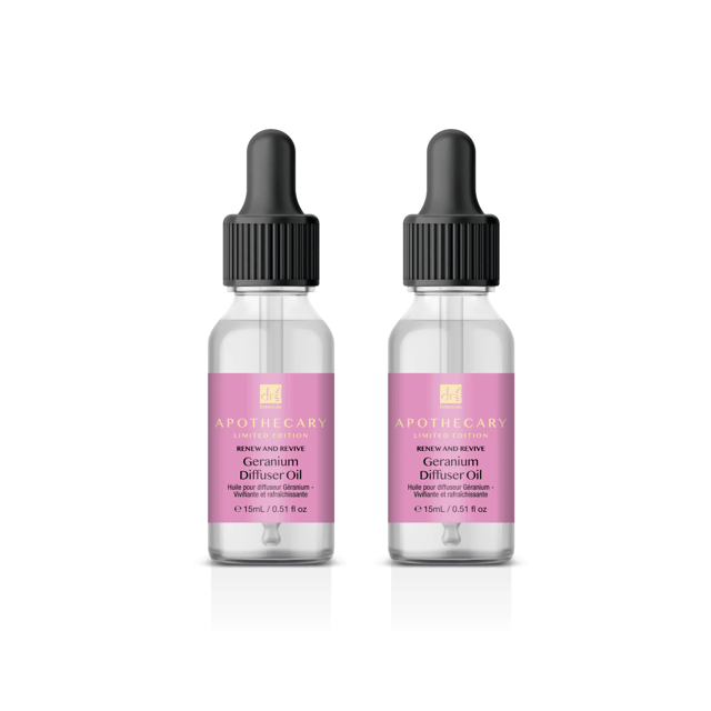 Revive your home atmosphere with Dr Botanicals' Limited edition Geranium Diffuser Oil. This invigorating blend of citrus and spice will bring a rejuvenating and vibrant touch to any space. Simply add a few drops to your diffuser and let the revitalising scent fill the air.