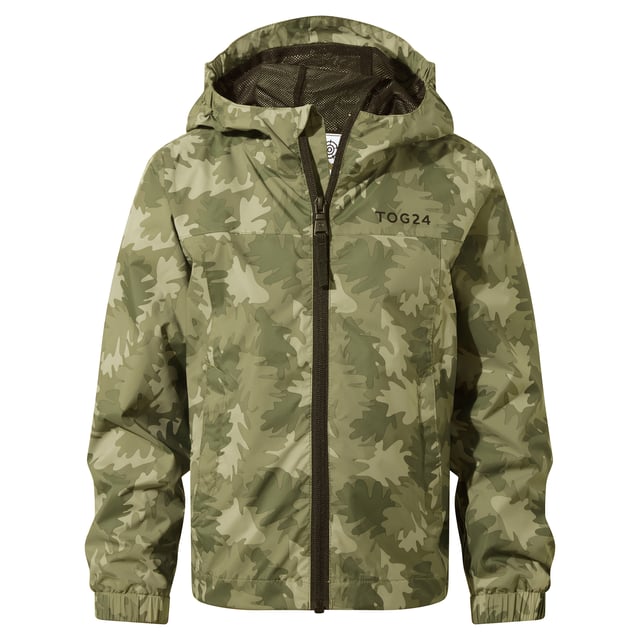 Copley Kids Waterproof Jacket Camo Leaf Print
