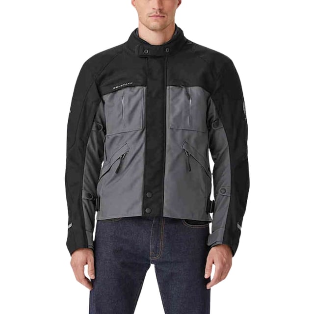 Belstaff Highway Dunkelgraue Motorradjacke