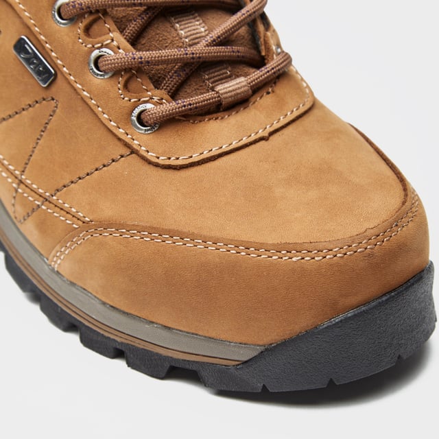 The Women's Country Roam Walking Shoe from Brasher piles modern technology into a classic cut shoe. Constructed with rugged, long lasting premium leather uppers, the Country Roam is dependable and waterproof, with a reliable Vibram outsole guaranteeing non-slip grip on varying surfaces. A comfort PU footbed ensures that each step is cushioned for a lasting luxury feel. - A sturdy, protective walking shoe from Brasher - Premium leather upper - supple, deep cut leather exterior boasts extended durability and long lasting waterproof performance - Comfort PU footbed - soft, shaped interior cushions each step - Vibram outsole - reliable sole unit boasts unrivalled traction and grip - EVA midsole - comfortable and long lasting mid construction - Weight: 590g - Recommended activity - walking / hiking / casual