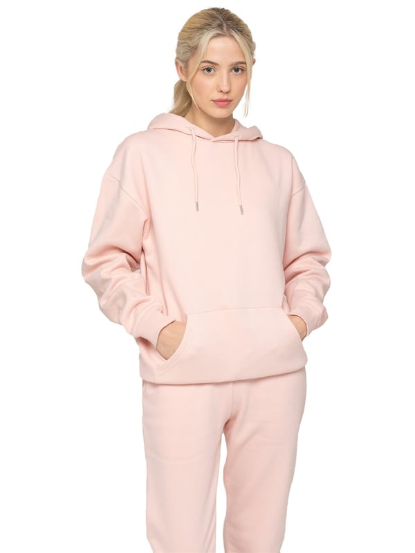 Enzo Womens Tracksuit Set. Long sleeve Oversized Hoodie and Relaxed Fit Joggers. Keeps your Body Warm and Comfortable. Joggers Feature 2 Side Slash Pockets. Brushed Back Inner Fleece Lining for more Comfort. Cuffed Leg Design, Elasticated Waist with drawstrings. Ideal to use for Casual and Work wear.