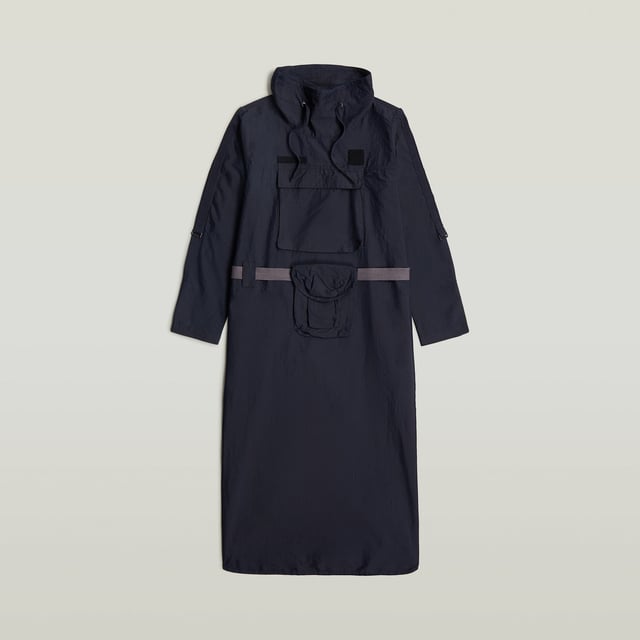 G-STAR RAW Anorak Tunic Dress ネイビー ワンピース G-Star RAW Anorak Tunic Dress