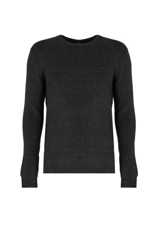 De eenvoudige snit van deze trui is de kwintessens van tijdloze elegantie die geweldig zal staan in elke garderobe, zelfs de meest minimalistische.

De C-halslijn geeft een subtiele touch aan je look en laat je favoriete juwelen of stropdas goed uitkomen.

De gebreide taille en mouwen zorgen voor een perfecte pasvorm en dat de trui zijn vorm behoudt, wat cruciaal is voor het comfort en de levensduur van het kledingstuk.

Het discrete maar opvallende bedrijfslogo op de hals is een bewijs van de authenticiteit en hoge positie van het merk in de modewereld.

Gemaakt van gebreid materiaal van hoge kwaliteit dat niet alleen garant staat voor zachtheid en comfort, maar ook bestand is tegen pilling en gemakkelijk te onderhouden is.