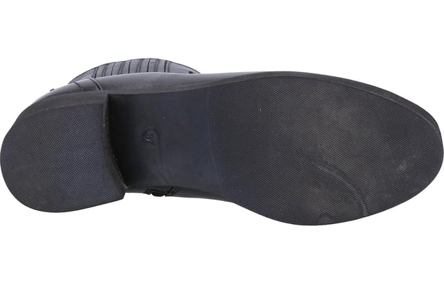 Step out in style with the Riva Georgie Ankle Boots, featuring a smooth leather upper and a comfortable block heel for effortless elegance. These chic boots offer a zip closure for easy wear, intricate stitch detailing that adds a touch of sophistication, and a heel pull tab for convenience. The buckle detailing enhances the overall design, making them the perfect addition to any wardrobe. 
 - Smooth leather upper 
 - Block heel 
 - Zip Closure 
 - Intricate stitch detailing 
 - Heel pull tab 
 - Buckle detailing