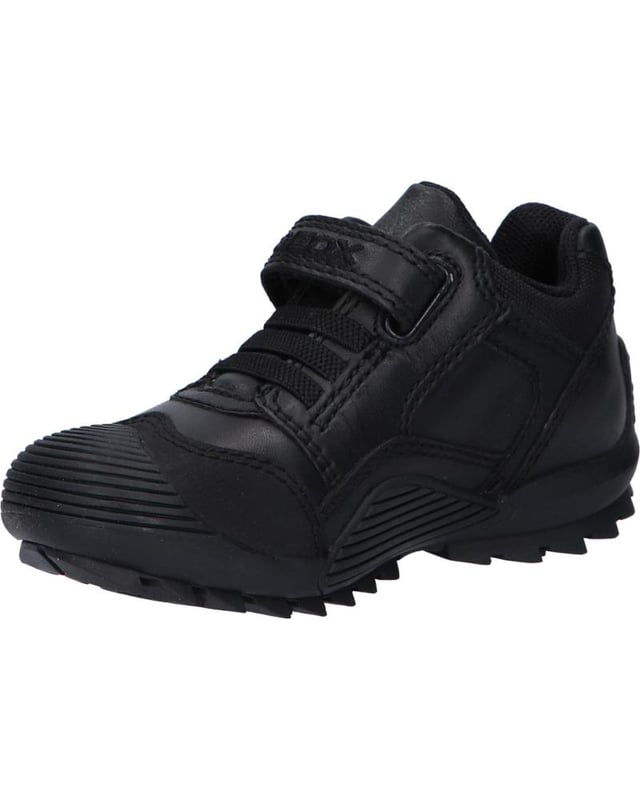 SHOES GEOX FOR BOY J0424B 043ME J SAVAGE Black, Padded insole, Nonslip soles, Flexible sole