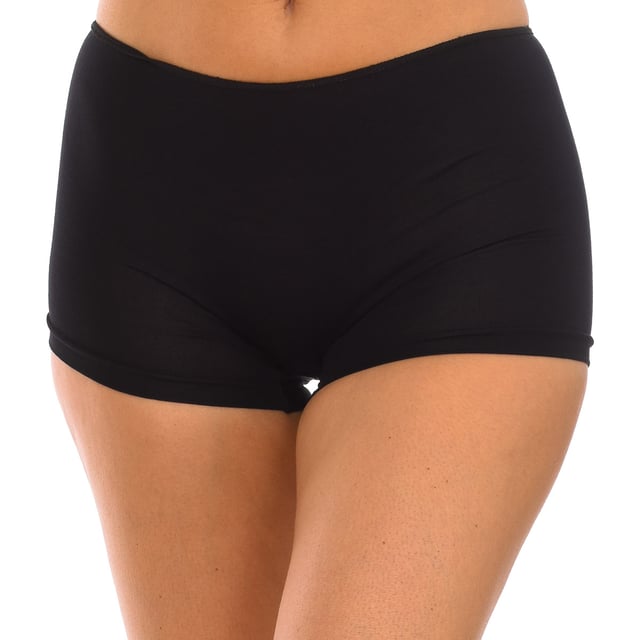 Pack-2 Culottes de microfibra Q-EN.
Color Negro
Ribetes en los contornos.
Tejido elástico y transpirable.
Costuras vistas a tono.

Composición:  95% Bamboo, 5% Elastano

Lavar a temperatura máx. 30º.
- No usar lejía.
- No usar secadora.
- No planchar.
- No lavar en seco.