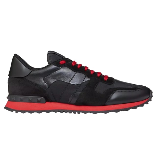 Valentino runner black best sale
