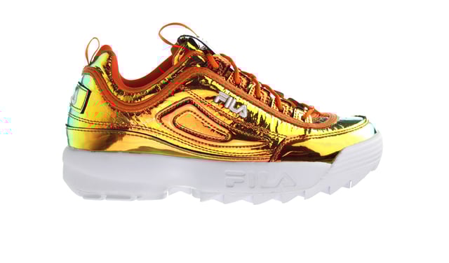 Fila tennis shoes womens orange on sale