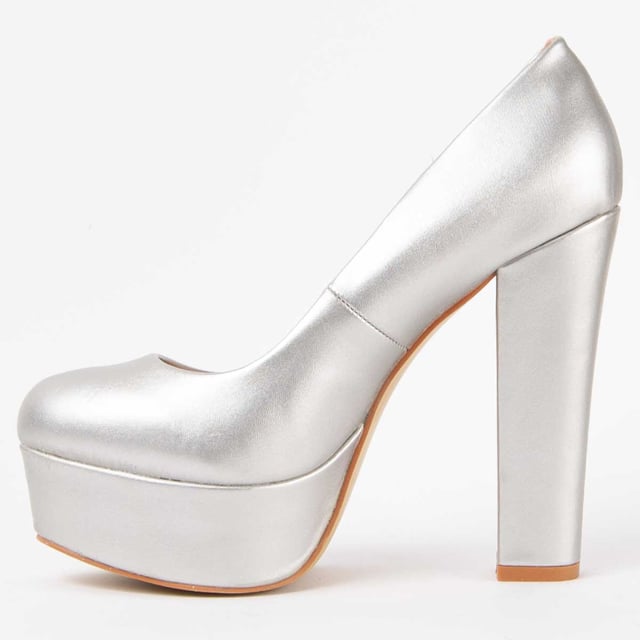 Women's high heel shoes. Comfortable fit. Manufactured by other brands for our brand. Approximate measurements: 13 cm heel and 4 cm platform.