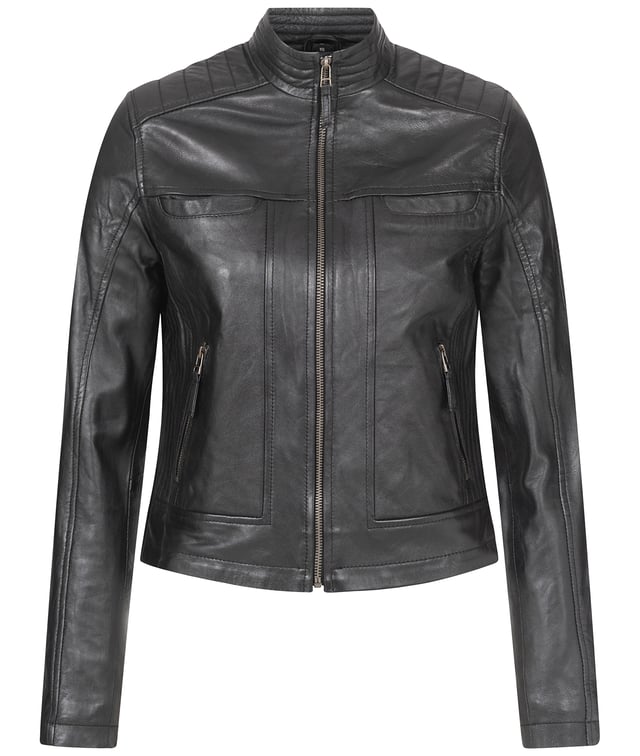 Die Lederjacke, das Synonym für die alltags Jacke, man kann sie im Sommer oder Winter tragen, mit Jeans, oder in einer Kombination mit einer schicken Hose, es ist einfach die Jacke, die jeder in seinem Kleiderschrank braucht. Die Damen Lederjacken der Marke "Rock Creek", sind in verschiedenen Modellen erhältlich, ob klassisch, ausgeflippt, vom feinen Casual- bis zum hart Rockigen-Look, wir bieten Ihnen alles an. Mit dem Jacken-Modell D-481, werden Sie bestimmt die richtige Wahl treffen. Die Leder Jacke ist eine klassische Casual-Jacke, mit Stehkragen und Reißverschluss Zippern am Armende, sie ist sehr geschmeidig und hat ein super lässiges Tragegefühl.