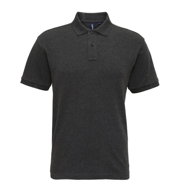 Classic fit polo. 2-button placket. Short sleeves. Side vents. Knitted collar and cuffs. S - 37in, M - 40in, L - 42in, XL - 44in, 2XL - 47in, 3XL - 49in. 60% Cotton, 40% Polyester. Machine washable.