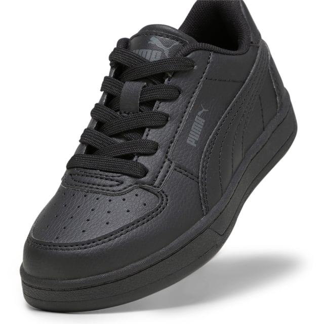 PRODUCT STORY: Taking cues from 90s American college campuses, the Puma Caven 2.0 is a throwback design with a constructed upper that stays true to PUMA DNA. With Caven 2.0 you can be the cool, street sporty kid or the sports hero that everyone admires. The choice is yours  FEATURES & BENEFITS: SOFTFOAM+: Step-in comfort sockliner designed to provide soft cushioning thanks to its extra thick heel, The upper of the shoes is made with at least 20% recycled materials and the bottom is made with at least 10% recycled materials.. DETAILS: Synthetic upper, SoftFoam+ sockliner, Rubber midsole, Rubber outsole, PUMA Kids: Recommended for young kids between 4 and 8 years,