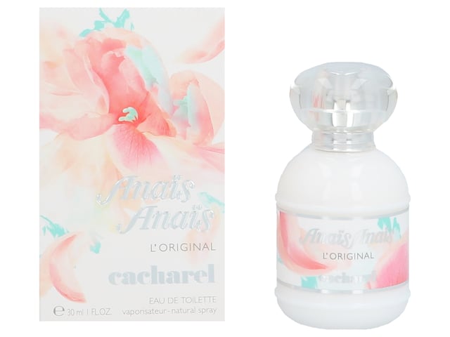 Cacharel design house launched Anais Anais in 1978 as a goddess of legendary soft beauty and elegant charms with this deliciously light floral fragrance. Anais Anais notes consist of mandarin, jasmine, vanilla, orange flower, fruits, hyacinth, bergamot, lily of the valley, cedarwood, sandal, amber and oakmoss.to create the sparkling aroma.