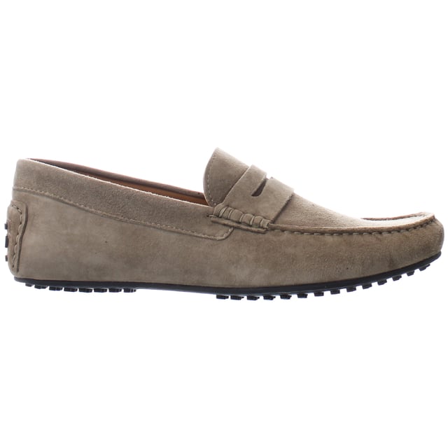 Hackett Richmond Driver Slip-On Beige Suede Leather Mens Shoes HMS20892_951
