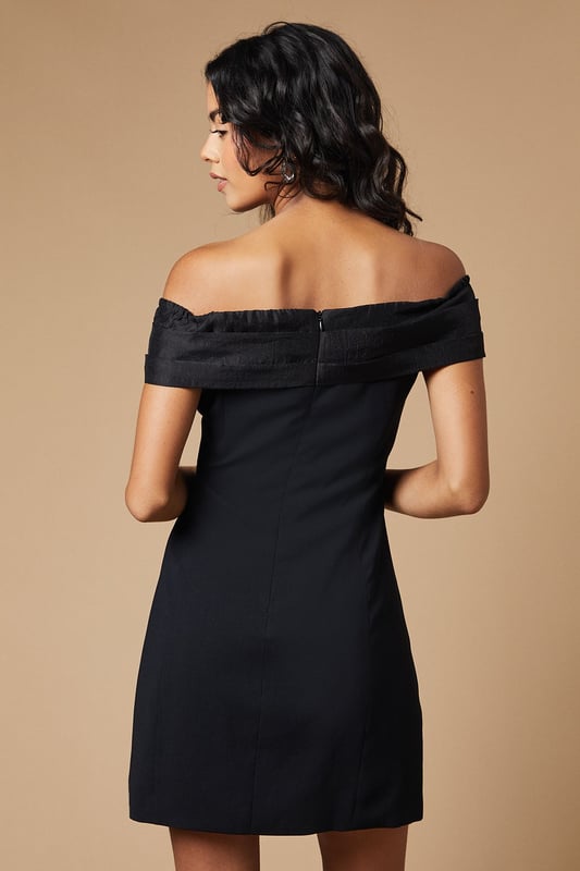 open lace back dress Enya Organza Mini Dress by Bardot – Innocence and Attitude main image 0