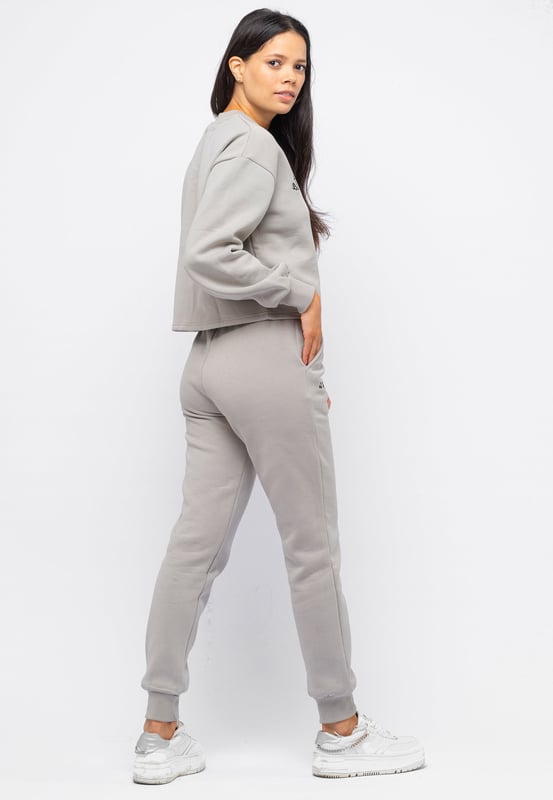Tom Barron Damen Freizeit-Trainingsanzug-Set mit Smile-Stickerei