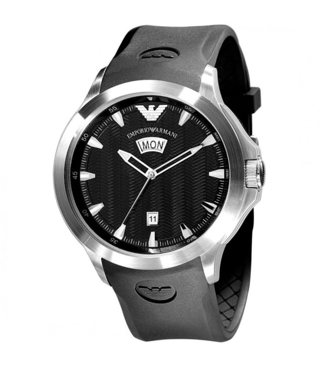Emporio Armani AR0631 - Damenuhr Quarz aus Edelstahl• Material: Edelstahl• Glas: Mineral• Armband: Gummi• Farbe: Silber• Wasserbeständigkeit: 50 m (5 ATM)• Gehäusegröße: 45 mm