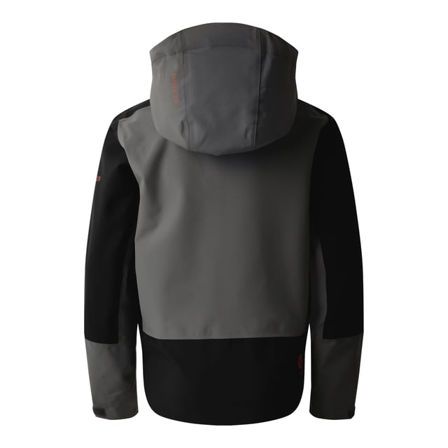 Material: Recycled Polyester. Lining: Mesh, Taffeta. Design: Contrast, Logo, Reflective Detail. Fabric Technology: ARED 30/30, Breathable, PFC Free, PFOA Free, PFOS Free, Taped Seam, Water Repellent. Cuff: Adjustable, Touch Fastening Tab. Neckline: High Collar, Hooded. Sleeve-Type: Long-Sleeved. Hood Features: Elasticated. Pockets: 2 Lower Pockets, Zip, 1 Security Pocket, Inner. Fastening: Contrast Zip, Full Zip. 30000g/m²/24hrs. 3-4 Years: 22.5 in. 5-6 Years: 24 in. 15-16 Years: 36 in. 9-10 Years: 28.5 in. 7-8 Years: 26 in. 14 Years: 33 in. 13 Years: 32 in.