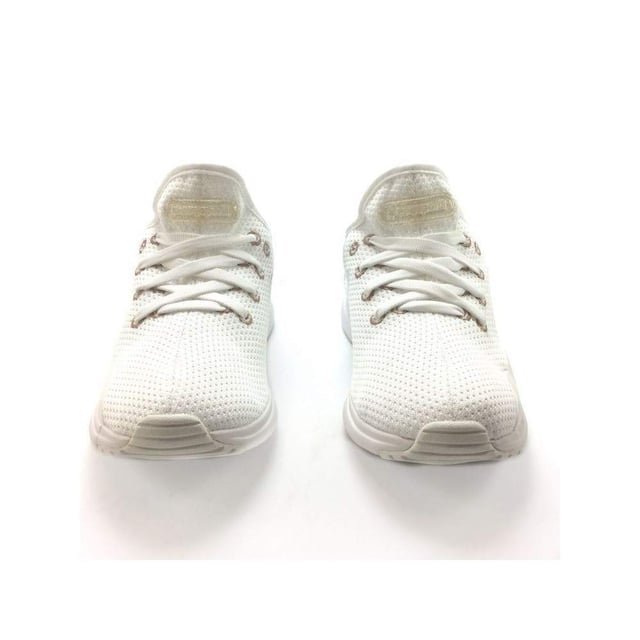 Le Coq Sportif Solas Sparkly/S Lace-Up White Synthetic Womens Trainers 1810362