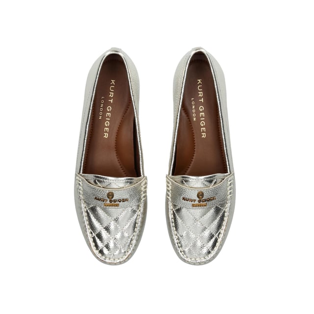 Kurt Geiger London Leather Kgl Greenwich Moccasin Loafers