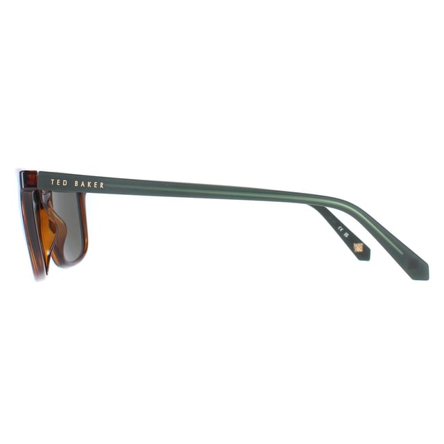 Ted Baker Rectangle Mens Brown Green TB1529 Farley