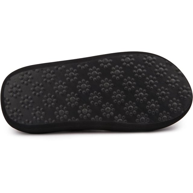 Sandalias Rocket Dog smile de color negro para mujer, confeccionadas en textil y suela de goma. Incluye: plantilla acolchada, parte superior textil, marca Rocket Dog y peso ligero.
