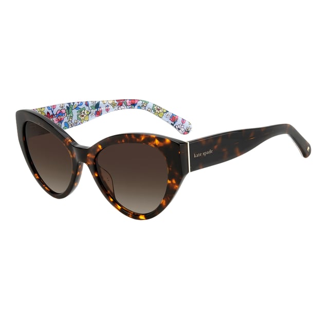 KATE SPADE PAISLEIGHS086 woman's sunglass• material: acetate• color: brown• size: 55/17/140 mm (lens width / bridge width / temple length)  100% UV PROTECTION